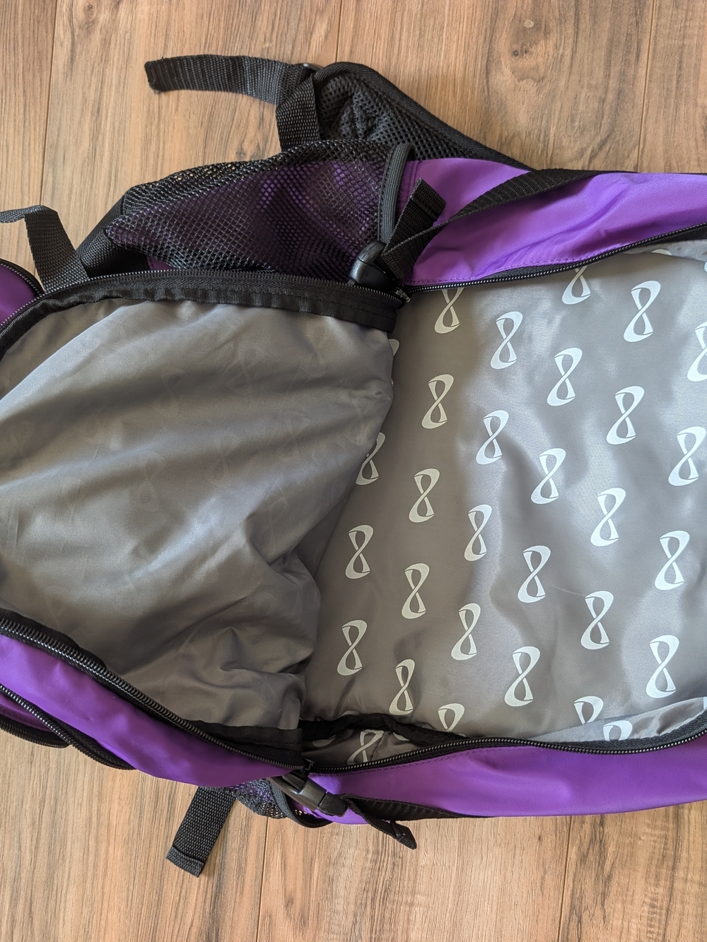 Nfinity Purple Gym Backpack - Picture 4 of 5